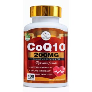 Duozi CoQ10 200mg Energy Support Formula With PQQ