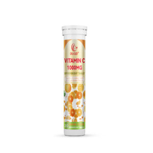 DUOZI Vitamin C 1000MG Effervescent Tablets Orange Flavor Antioxidant Immune Support Supplement